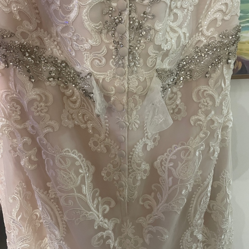 Stella York #6502 Mermaid Wedding Dress - Picture 6 of 10